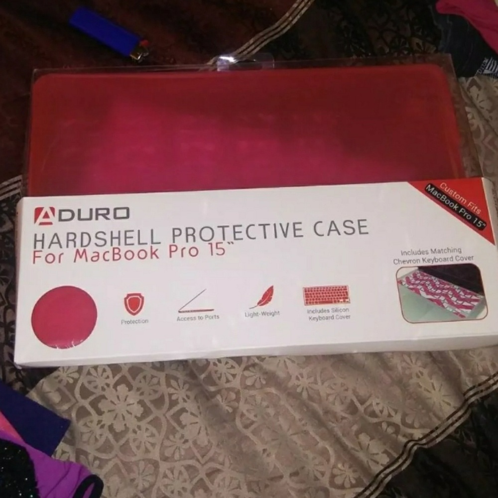 Pink macbook case